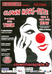 Affiche Clown hors piste